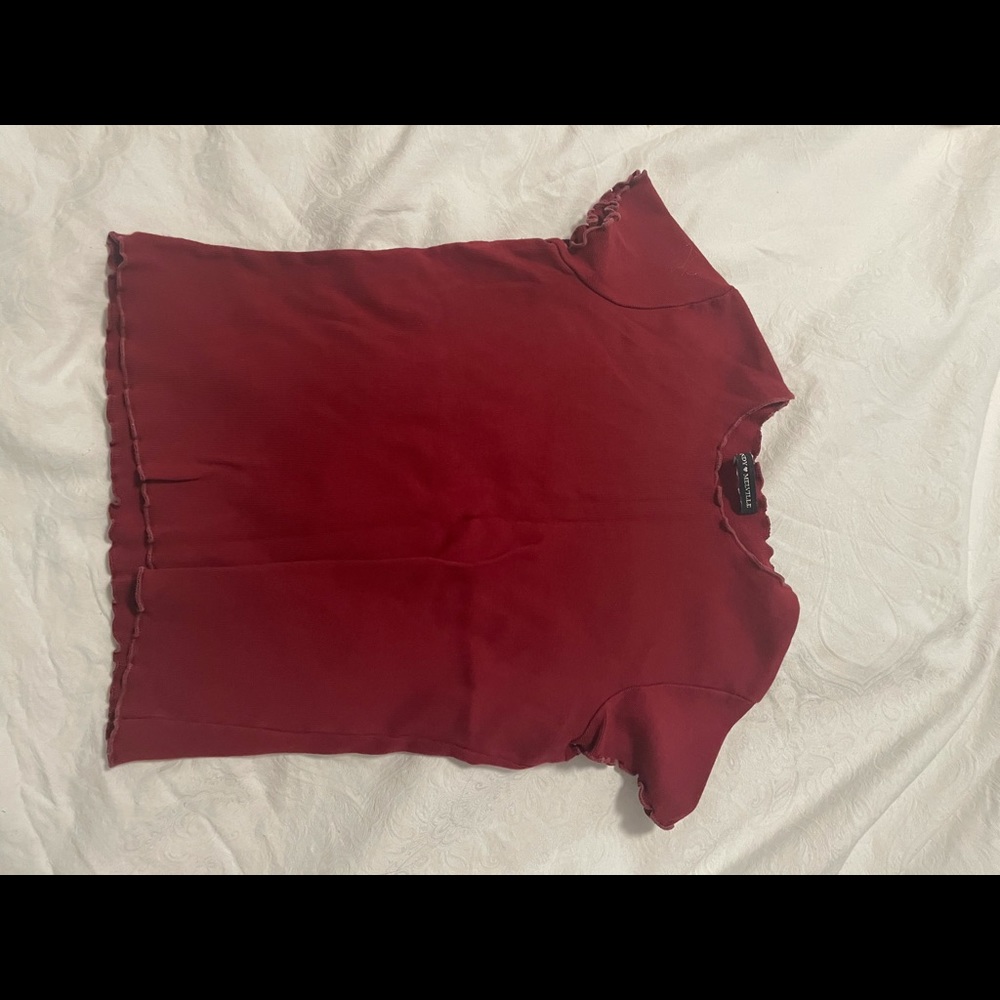 t shirt with ruffles